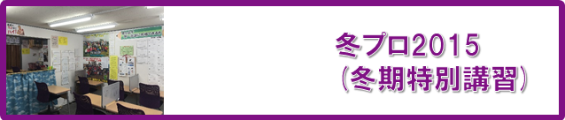 冬プロ